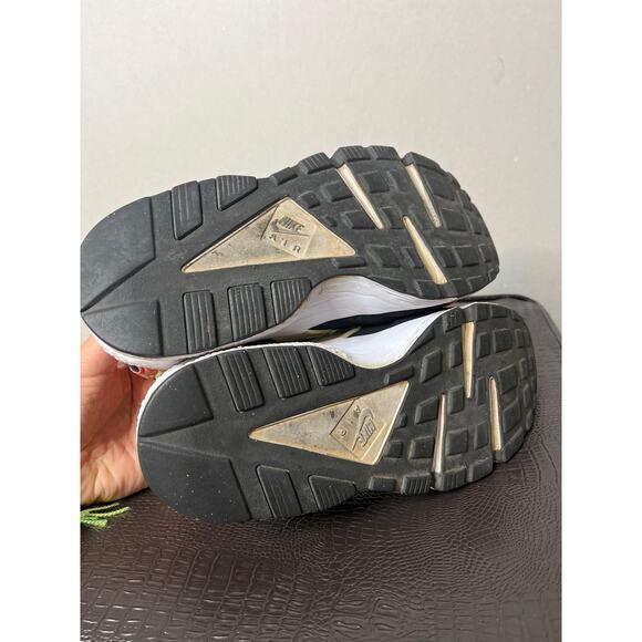 Nike Air Huarache Run PA Black/Light Bone-Hot Lava-White -705008 006 - Picture 7 of 7